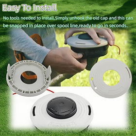 LZXQYMX trimmer head cap compatibility with AutoCut 27-2 and FS/KM models.
