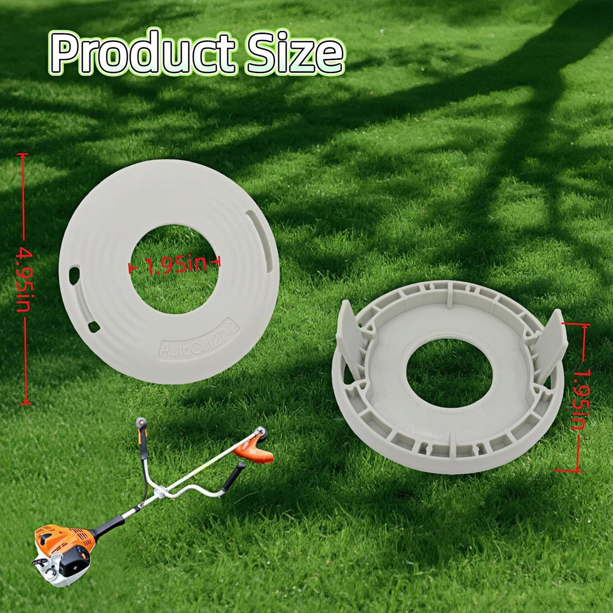 LZXQYMX trimmer head cap replacement set reduces downtime.