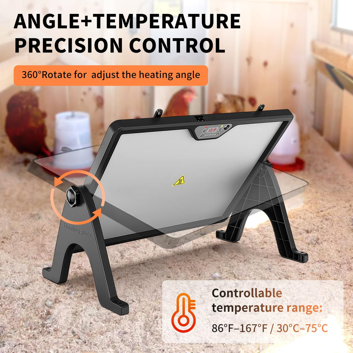 M-CONFETTI-DEN precise temperature control keeps brooders stable.