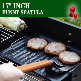 M-HHonger multi-function grill spatula for flipping, scraping, and serving.