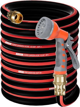 M JJYPET heavy-duty hose 100ft for reliable yard watering.
