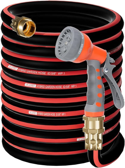 M JJYPET heavy-duty hose 100ft for reliable yard watering.