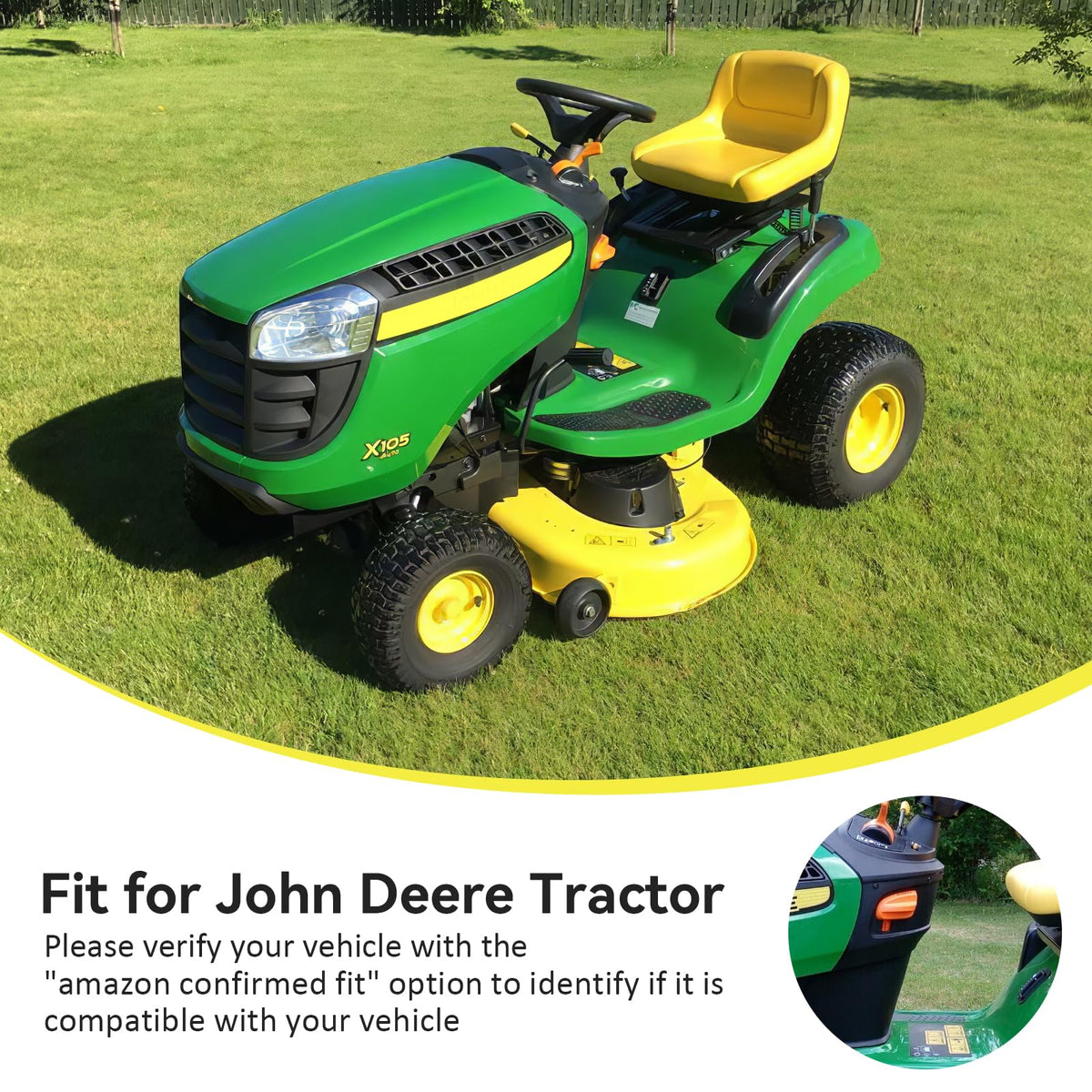 GX23146 package contents and one-knob replacement for John Deere tractors