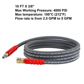 M MINGLE 3/8-inch quick-connect end enables fast, tool-free connections on site