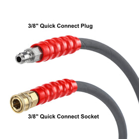 M MINGLE hose rated for 4000 PSI working pressure and high burst strength