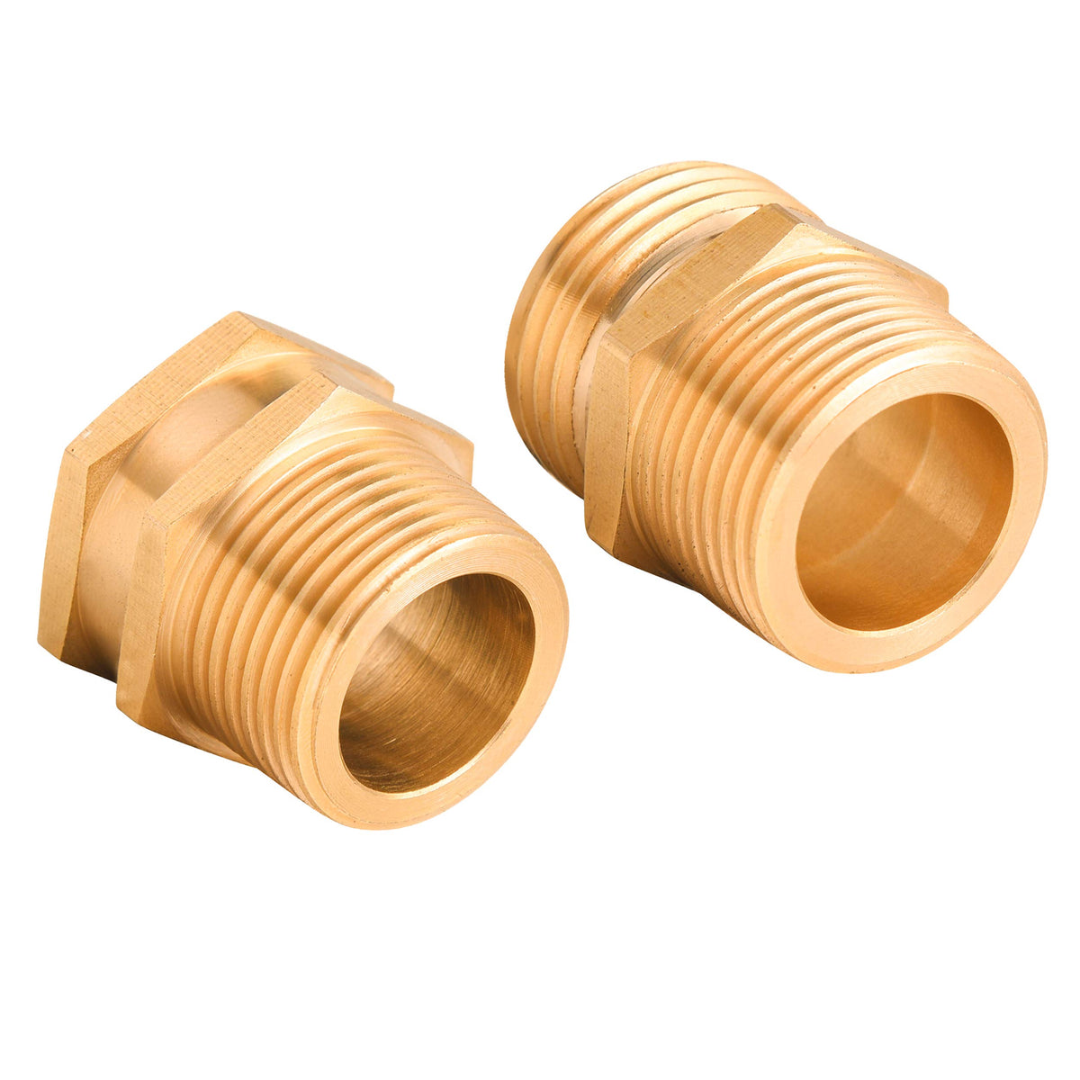M MINGLE durable brass construction offers rugged performance for outdoor cleaning tasks.