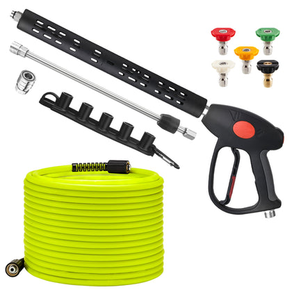 M MINGLE pressure washer kit in packaging, ready for quick setup.