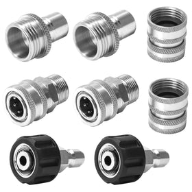 M MINGLE ultimate pressure washer adapter set full kit for fast setup