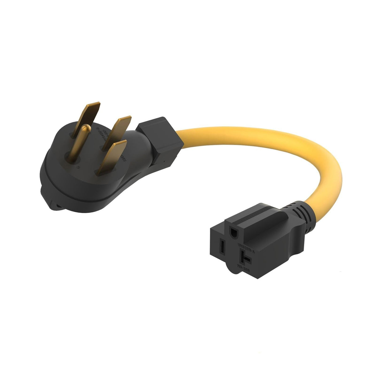 M1A2 NEMA 14-50P to 5-15R/5-20R adapter cord for 120V tools.