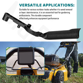 1-lever package simplifies quick replacement for De-Walt mowers