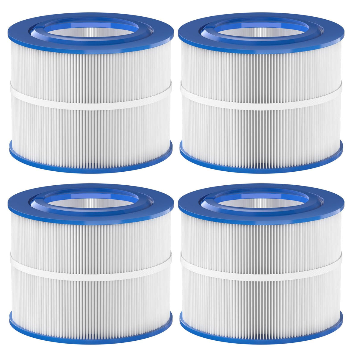 Macaberry PBF40M filter front view shows compact spa replacement design.