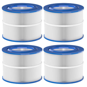 Macaberry PBF40M filter front view shows compact spa replacement design.