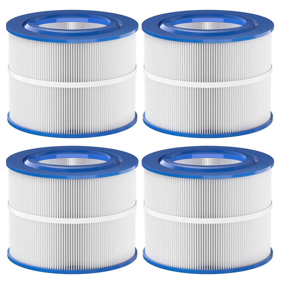 Macaberry PBF40M filter front view shows compact spa replacement design.