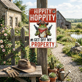 macago no trespassing sign outdoor: clear property boundary with humor