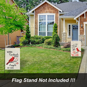 Macarrie double-sided memorial flag design, visible from both directions.
