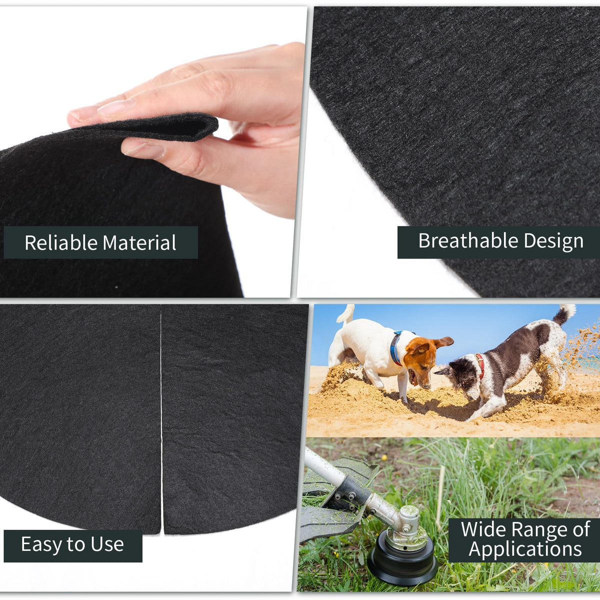 Macarrie non-woven material close-up highlights durability and lightweight reuse.