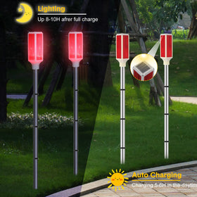Macarrie reflective driveway marker red reflecting light for road safety