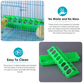MACGOAL easy-clean feeder stands freely for quick maintenance.