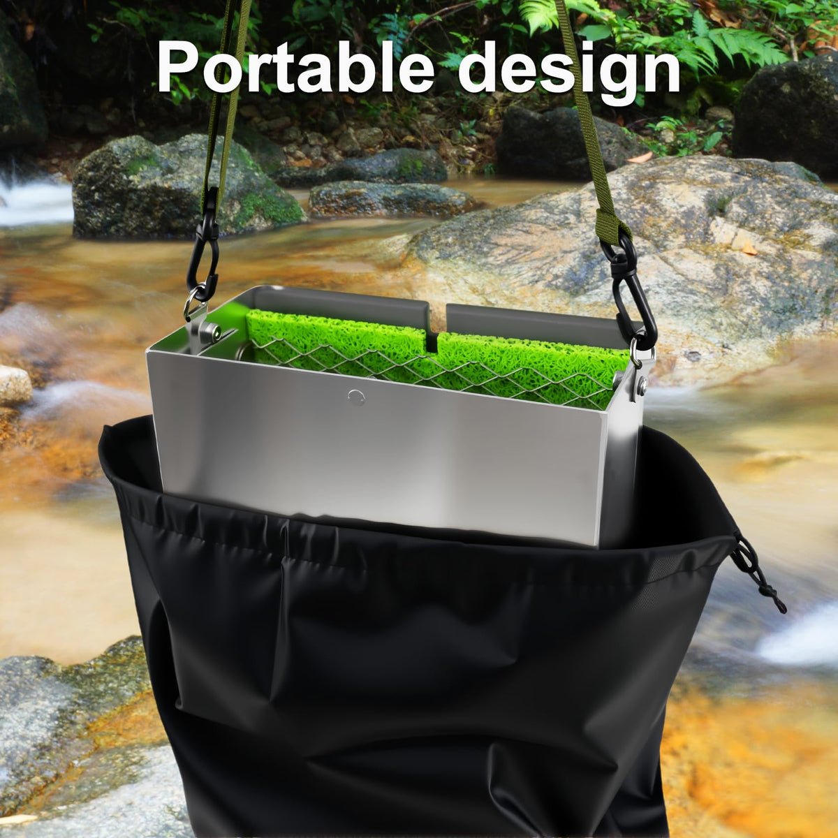 MACIFECI folding shovel for easy digging and transport during outings.