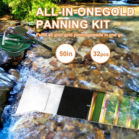 MACIFECI gold pan duo for versatile prospecting and sample collection.