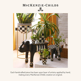 MacKenzie-Childs collection-ready decor pot for a growing home.