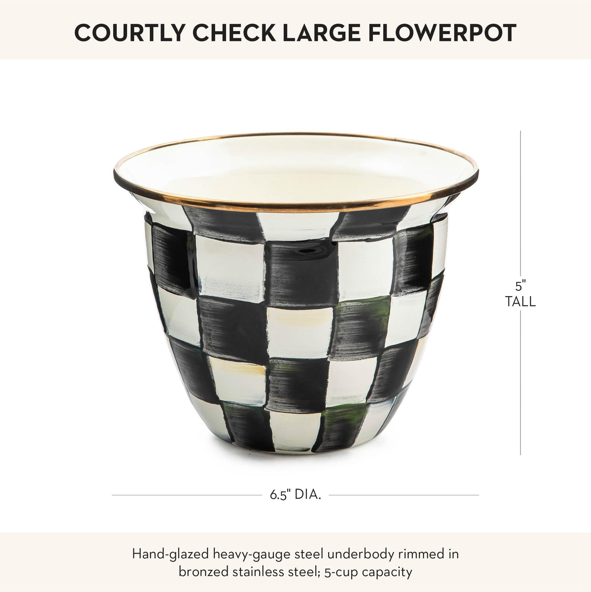MacKenzie-Childs decorative pot on kitchen windowsill decor idea.