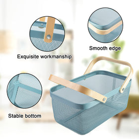 MACOIOR breathable mesh basket lets contents be seen clearly