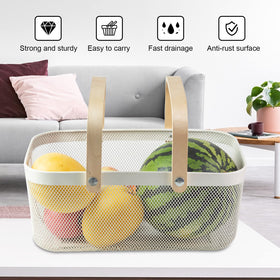 MACOIOR lightweight 1.6 lb basket ideal for picnics and errands