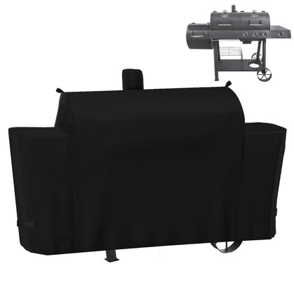 MACOVO grill cover for Oklahoma Joe's Longhorn front view shows snug fit