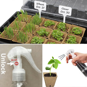 Macoya adjustable humidity dome manages moisture for even sprouting