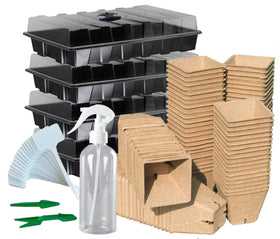 Macoya seed starter kit peat pots ready for seed germination