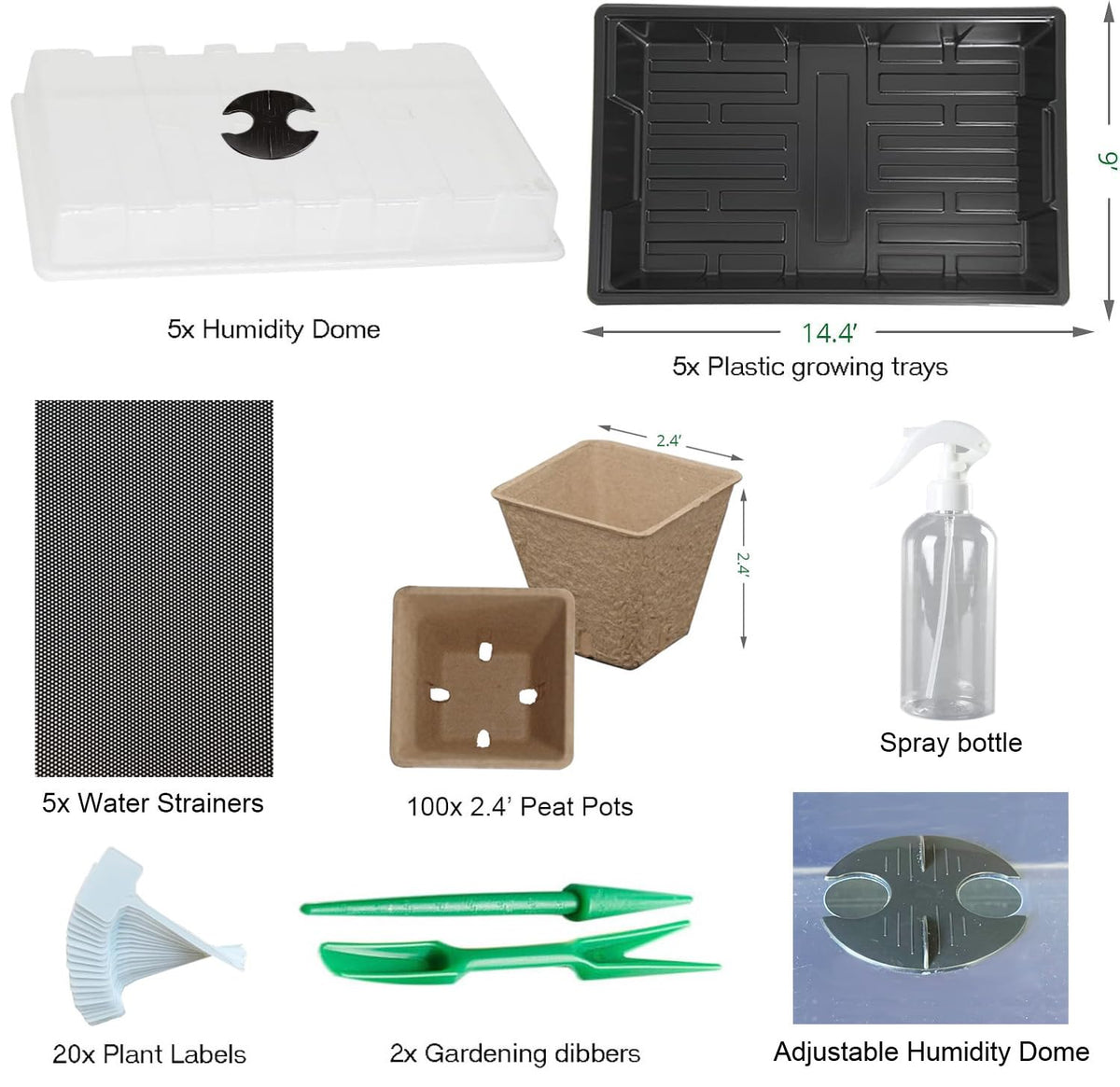 Macoya water strainer for efficient drainage and root health