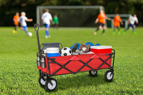 MacSports WTCX-201 extended wagon use scenarios at market, beach, and campground