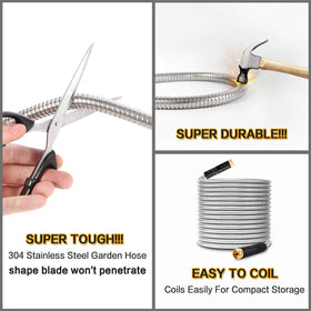 Macuvan memoryless design hose stays flat and kink-free.