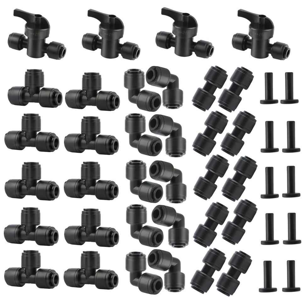 Madavoon 44pc kit front view for a complete drip irrigation setup