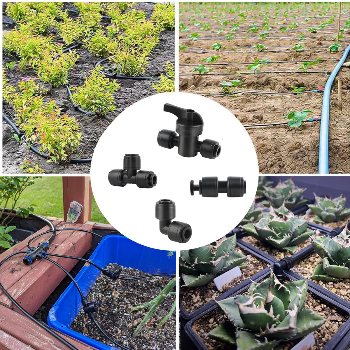 Madavoon UV-resistant plastic construction for durable outdoor irrigation systems