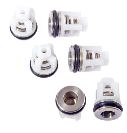 Madelyn 7104223 valve kit parts showing six complete valves with O rings for pumps