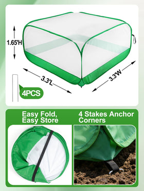 MADHOLLY garden netting blocks birds and pests while allowing water through.