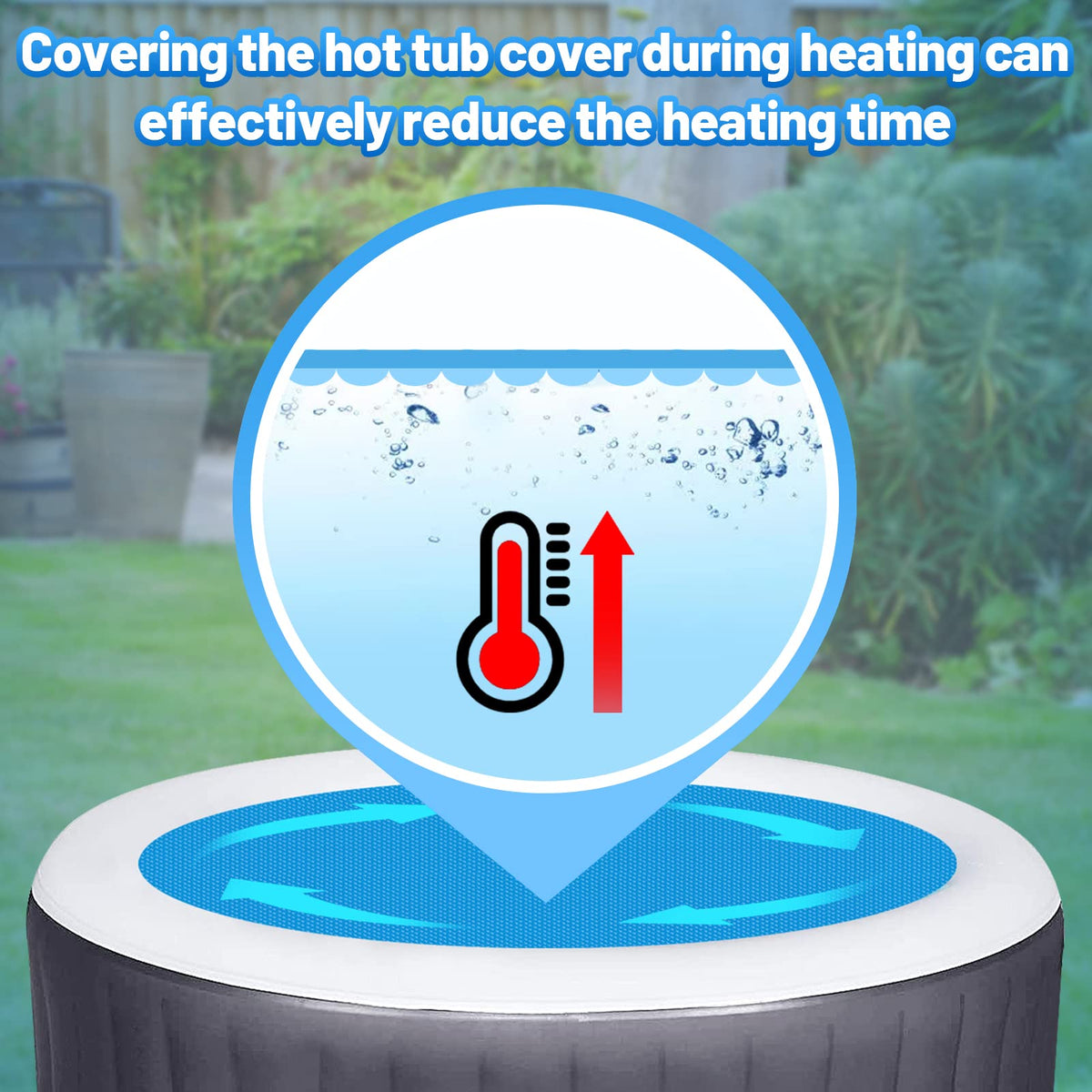 MADHOLLY heat retention blanket captures sun warmth to reduce heating time.