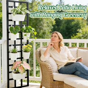 MADHOLLY installation on fence using hooks and rails