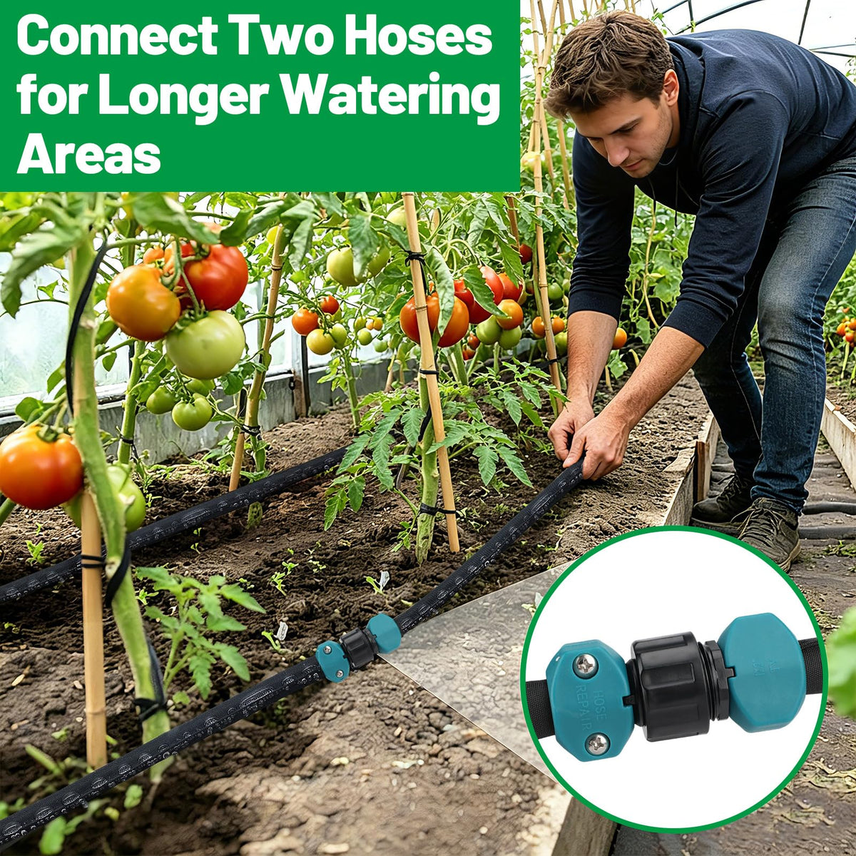 MADHOLLY Soaker Hose delivers water to root zones with reduced waste
