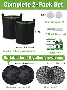 MADHOLLY 16.4 ft wicking cord supports consistent irrigation