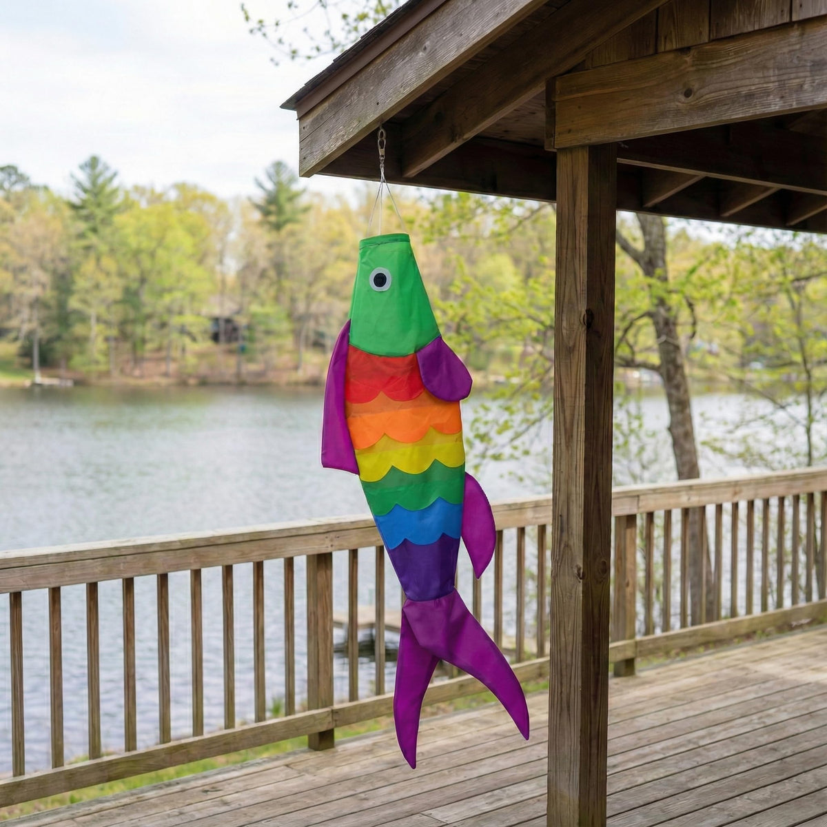 40-inch windsock display for patio, deck, or boat