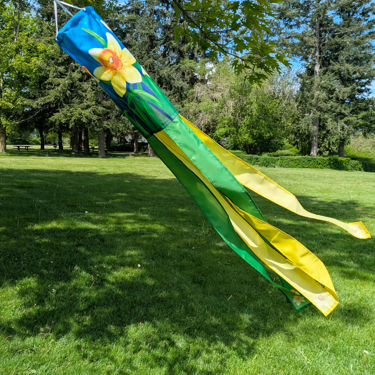 Weather-resistant windsock ready for year-round outdoor use