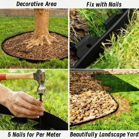 Maebeacae edging uses premium PE material for durable, weather-ready borders.