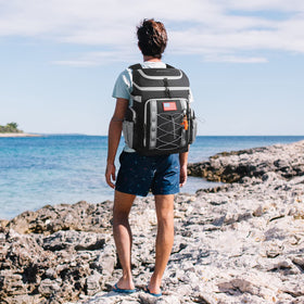 Maelstrom Backpack Cooler padded straps support comfortable everyday use.