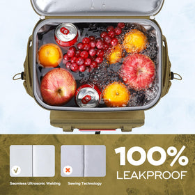 Maelstrom Backpack Cooler insulated lining keeps beverages cold on the go.