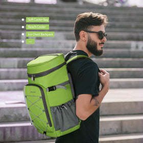 Maelstrom Cooler Backpack ergonomic padded back for all-day comfort.