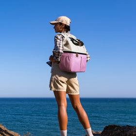 Maelstrom Cooler Backpack ergonomically padded straps for comfortable carrying.