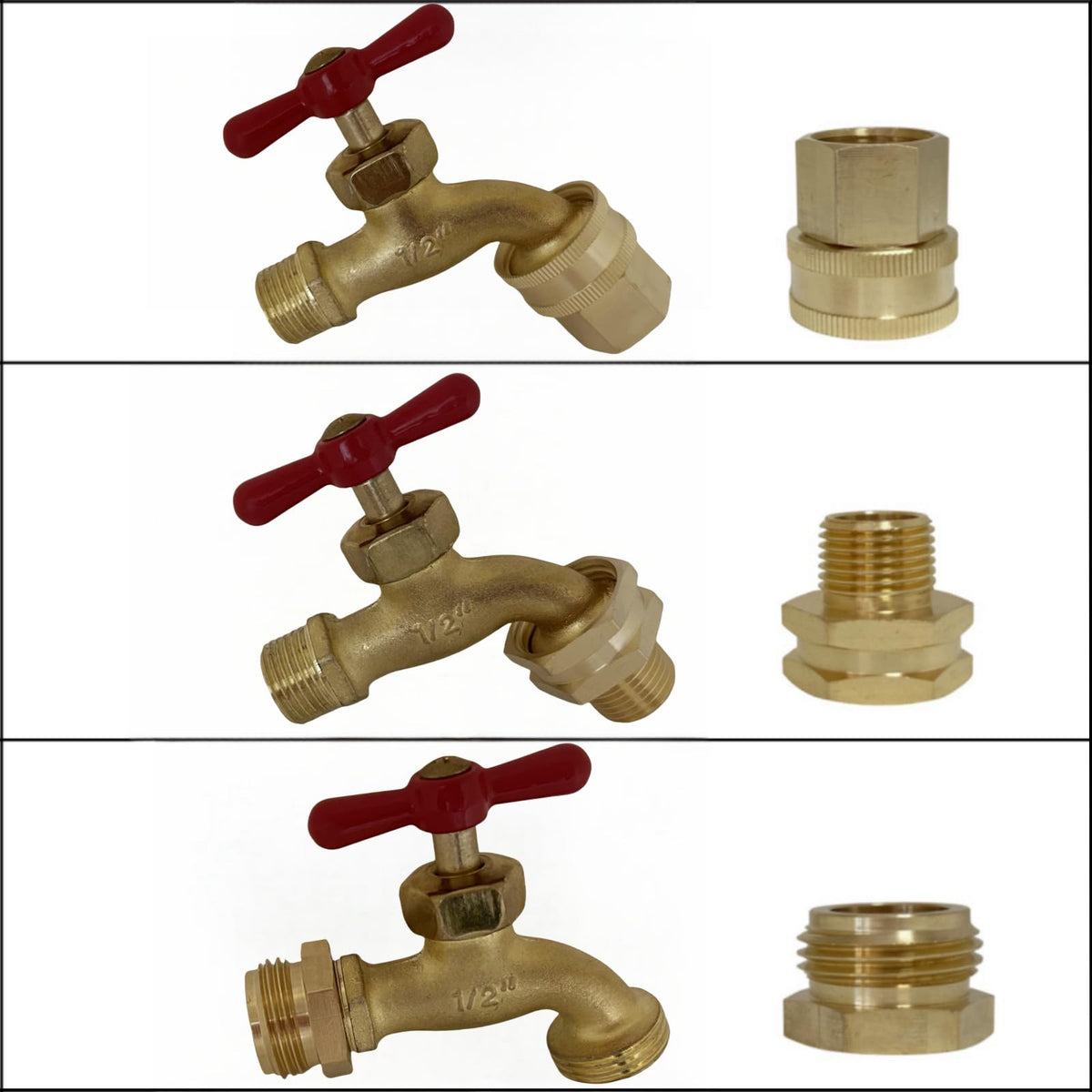 MAFERLIY included washers and sealing tape for easier leaks prevention.